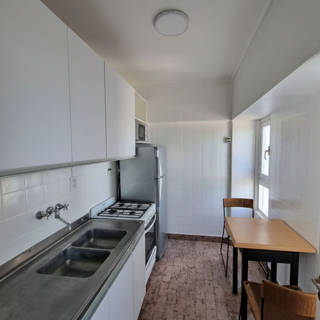 Cocina del departamento de 2 ambientes